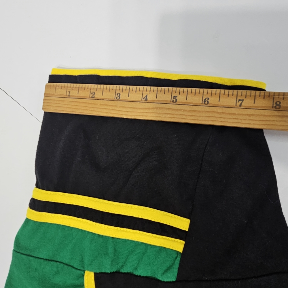 Jamaica Vintage Embroidered T-shirt Black Green Yellow Size XXL - Picture 8 of 10